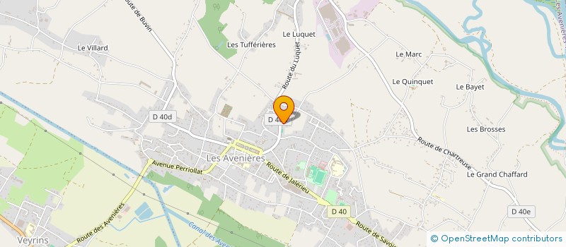 localisation de l'entreprise MADAME AURANE SESSA  LES AVENIERES VEYRINS-THUELLIN