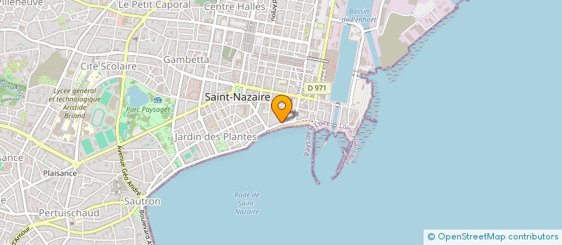 localisation de l'entreprise MADAME AURANE WALLAERT à SAINT-NAZAIRE