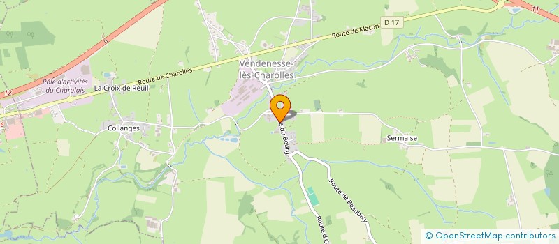 localisation de l'entreprise MADAME AURE-ELIANE FEVE  CHAROLLES