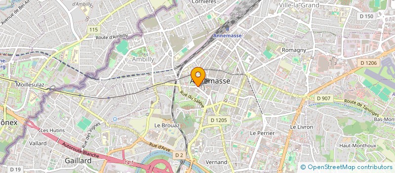 localisation de l'entreprise MADAME AURE GAILLARD  ANNEMASSE