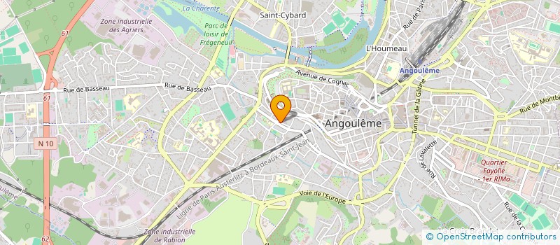 localisation de l'entreprise MADAME AUREA CAZZOLI à ANGOULEME