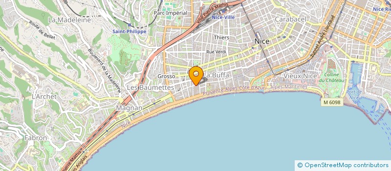 localisation de l'entreprise MADAME AUREA SANTONA DA SILVA à NICE