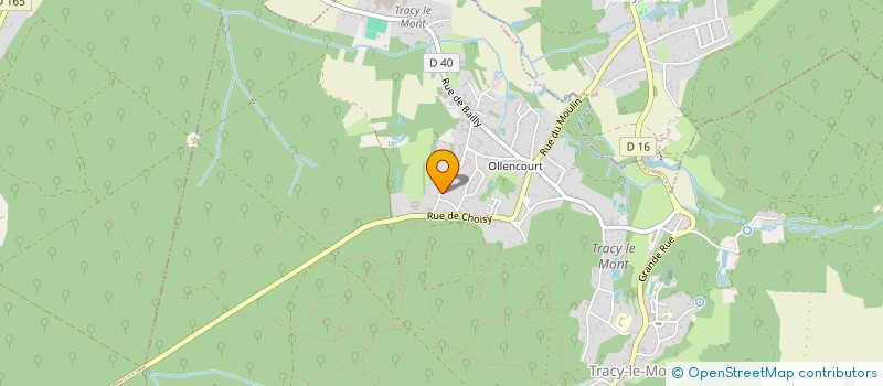 localisation de l'entreprise MADAME AUREA VALENTE  TRACY-LE-MONT