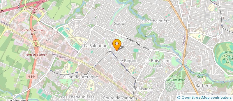 localisation de l'entreprise MADAME AUREANE RENAUDIN à ORVAULT
