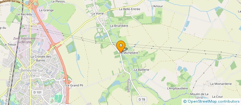 localisation de l'entreprise MADAME AUREGAN DUPIN  BELLEVIGNY