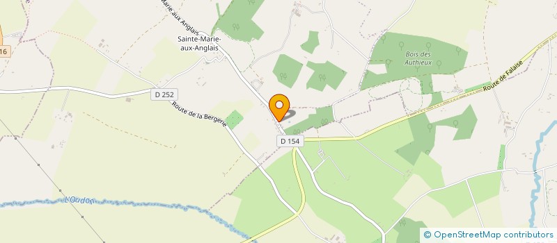 localisation de l'entreprise MADAME AUREGANN KEPA  MEZIDON VALLEE D'AUGE