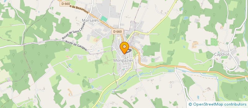 localisation de l'entreprise MADAME AURELA ABAT  MONPAZIER