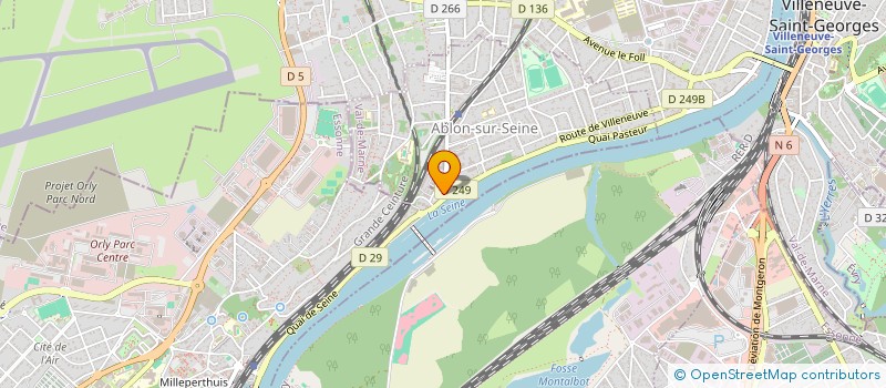 localisation de l'entreprise MADAME AURELA MORTI à ABLON-SUR-SEINE