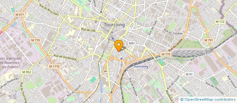 localisation de l'entreprise MADAME AURELE BAYLE à TOURCOING
