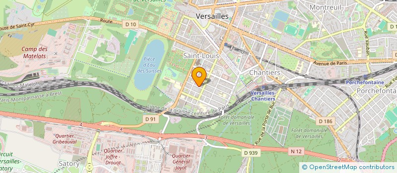 localisation de l'entreprise MADAME AURELE PIRON à VERSAILLES