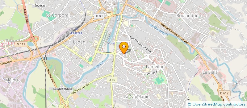 localisation de l'entreprise MADAME AURELIA ALARY  CASTRES