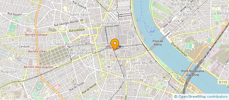 localisation de l'entreprise MADAME AURELIA ALONSO à BORDEAUX