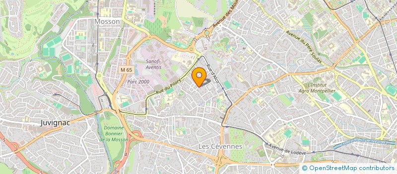 localisation de l'entreprise MADAME AURELIA AMBROGGI à MONTPELLIER
