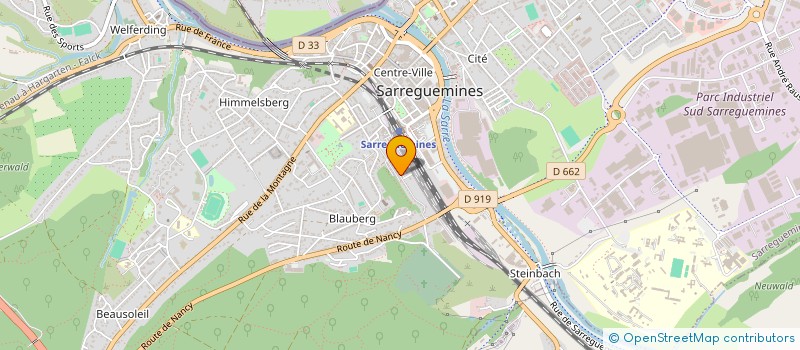 localisation de l'entreprise MADAME AURELIA ASCASIBAR  SARREGUEMINES