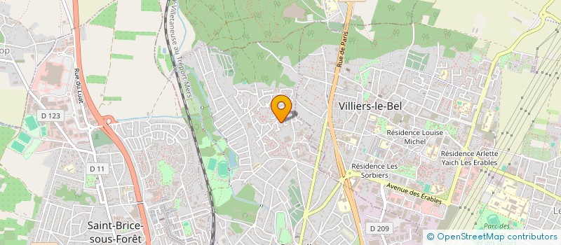 localisation de l'entreprise MADAME AURELIA ATANGANA à SARCELLES
