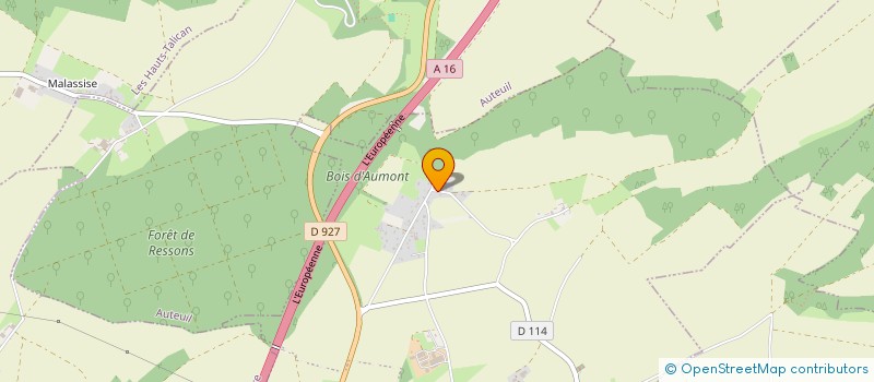 localisation de l'entreprise MADAME AURELIA AUVINET  LA DRENNE