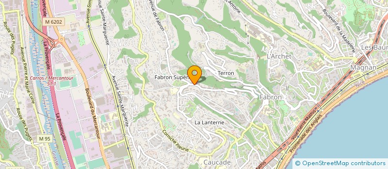 localisation de l'entreprise MADAME AURELIA BADACH  NICE