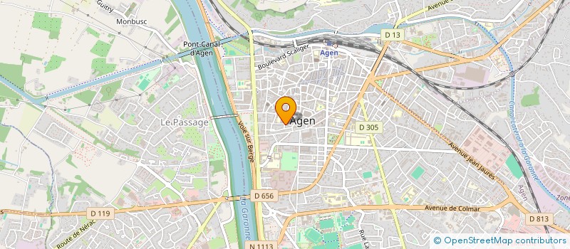 localisation de l'entreprise MADAME AURELIA BADY  AGEN