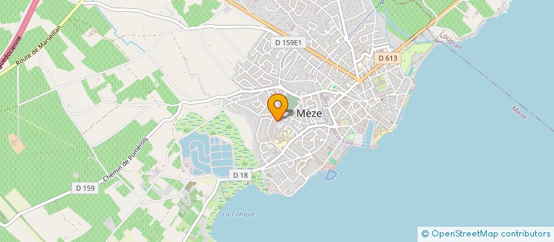 localisation de l'entreprise MADAME AURELIA BARROS à MEZE