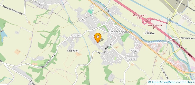 localisation de l'entreprise MADAME AURELIA BASSO  MONTGISCARD