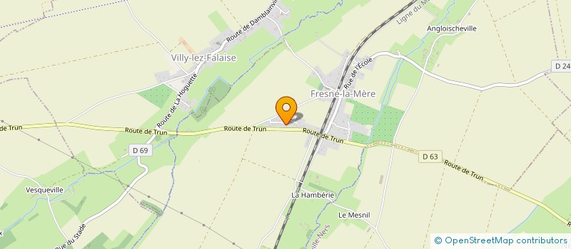 localisation de l'entreprise MADAME AURELIA BAUDELLE  FRESNE-LA-MERE