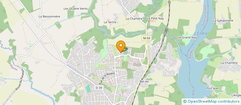 localisation de l'entreprise MADAME AURELIA BEQUIN à CHAPELLE-SUR-ERDRE (LA)
