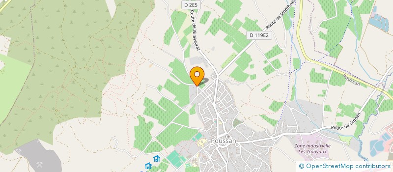 localisation de l'entreprise MADAME AURELIA BERGOT  POUSSAN