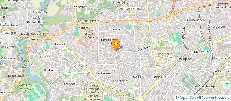 localisation de l'entreprise MADAME AURELIA BERNUGAT à BREST
