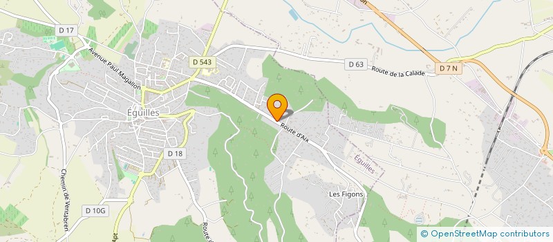 localisation de l'entreprise MADAME AURELIA BERSANI  EGUILLES