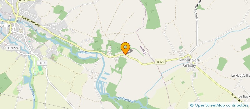 localisation de l'entreprise MADAME AURELIA BERTEAUX  GRACAY