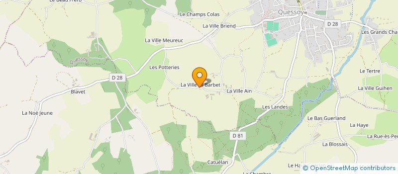 localisation de l'entreprise MADAME AURELIA BESSADA  YFFINIAC