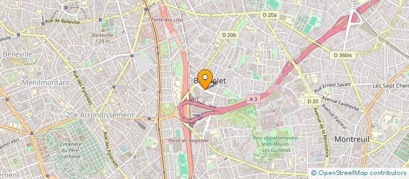localisation de l'entreprise MADAME AURELIA BHOY  BAGNOLET