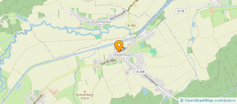 localisation de l'entreprise MADAME AURELIA BILLEY  HAGENBACH