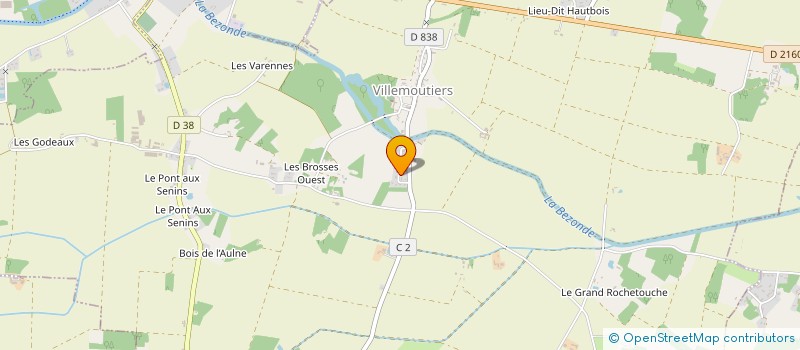 localisation de l'entreprise MADAME AURELIA BLANCHE à VILLEMOUTIERS