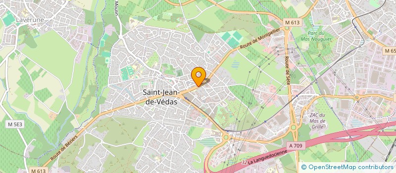 localisation de l'entreprise MADAME AURELIA BOUALAM  FABREGUES