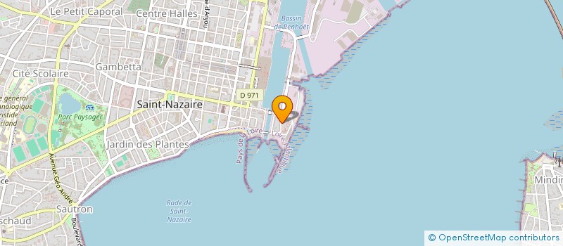 localisation de l'entreprise MADAME AURELIA BOURGUEIL  SAINT-NAZAIRE