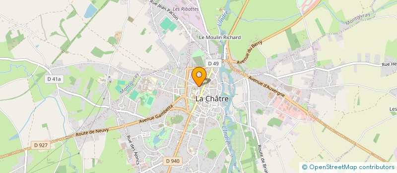 localisation de l'entreprise MADAME AURELIA BREN à LA CHATRE