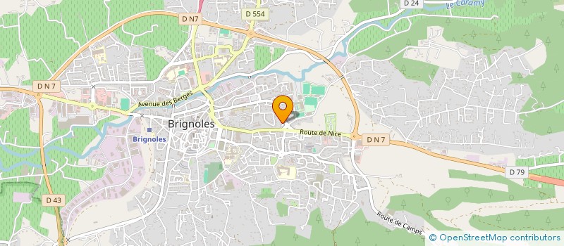 localisation de l'entreprise MADAME AURELIA BUSQUET à BRIGNOLES