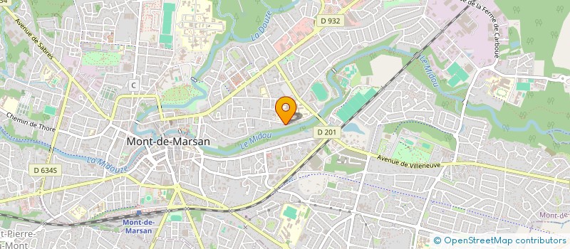 localisation de l'entreprise MADAME AURELIA CAMPOY  MONT-DE-MARSAN