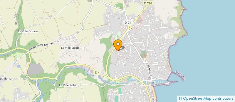 localisation de l'entreprise MADAME AURELIA CARIOU  BINIC-ETABLES-SUR-MER