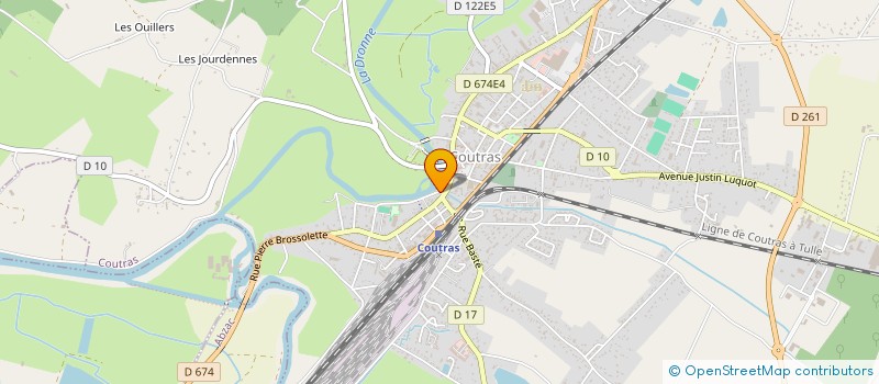 localisation de l'entreprise MADAME AURELIA CARREYRE  COUTRAS