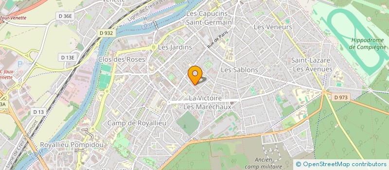 localisation de l'entreprise MADAME AURELIA CATHY  COMPIEGNE