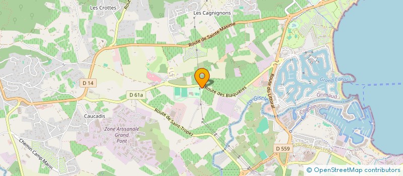 localisation de l'entreprise MADAME AURELIA CES RIVEIRO à GRIMAUD