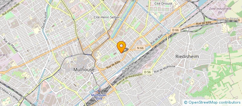 localisation de l'entreprise MADAME AURELIA CHANDELIER  MULHOUSE