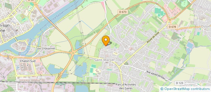 localisation de l'entreprise MADAME AURELIA CHANTAL NEDJMA  SAINT-MARCEL