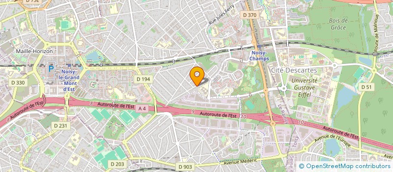 localisation de l'entreprise MADAME AURELIA CHEPTENAR  NOISY-LE-GRAND