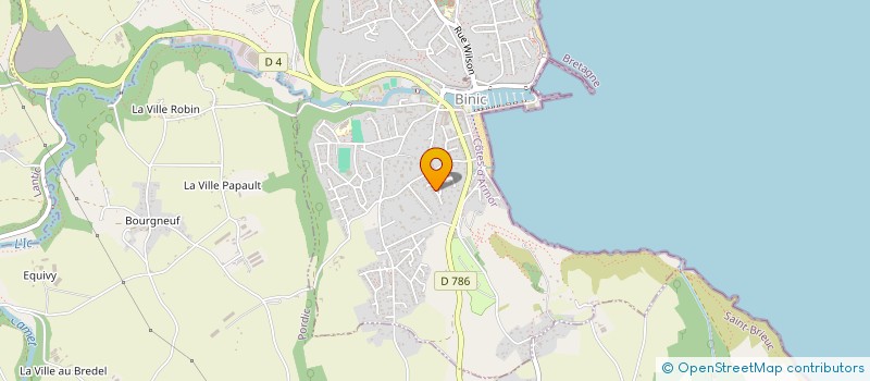 localisation de l'entreprise MADAME AURELIA CHORIN  BINIC-ETABLES-SUR-MER