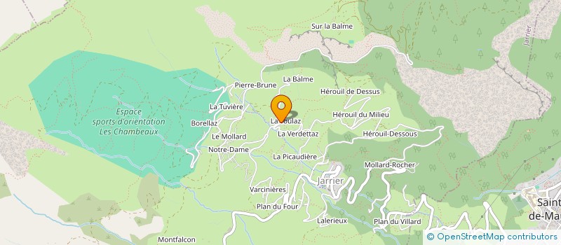 localisation de l'entreprise MADAME AURELIA COURTECUISSE  ST JEAN DE MAURIENNE