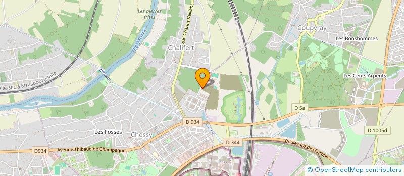 localisation de l'entreprise MADAME AURELIA COUTY  CHALIFERT