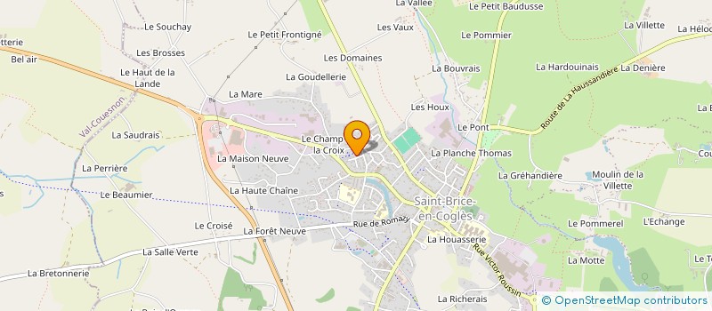 localisation de l'entreprise MADAME AURELIA CRASNIER  MAEN ROCH